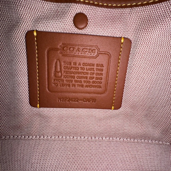 Coach Ruby Leather Curve Zip Bag - Picture 8 of 8